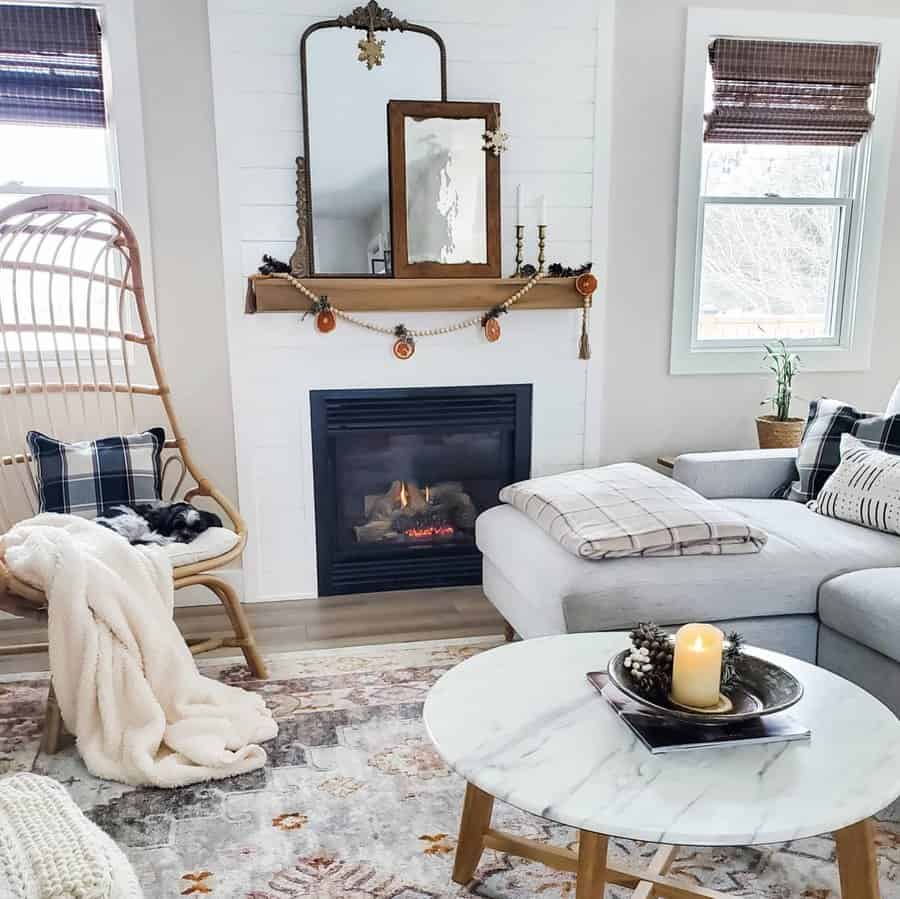 Shiplap Fireplace Wall Ideas Thewillowwindow