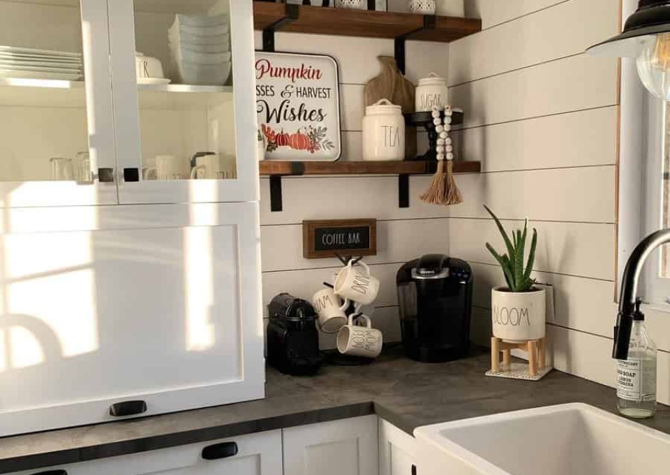 Shiplap Or Beadboard Kitchen Backsplash Ideas On A Budget Miss Izzfarmhouse