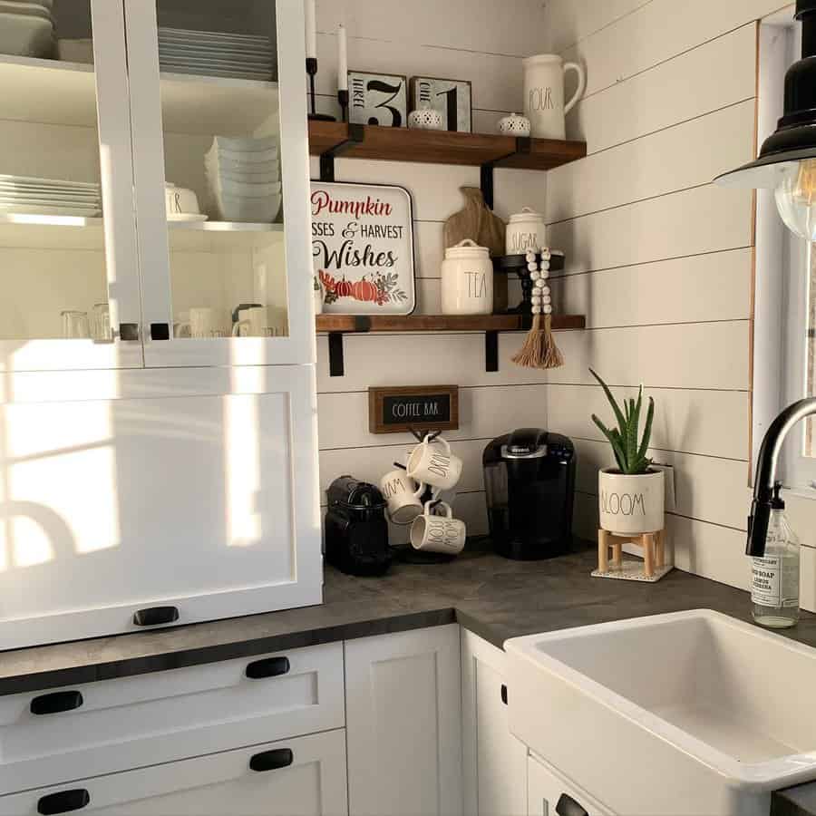 Shiplap Or Beadboard Kitchen Backsplash Ideas On A Budget Miss Izzfarmhouse