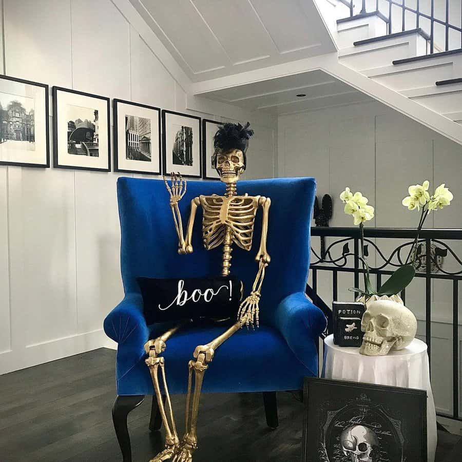 Skeleton Halloween Decoration Ideas Rebeccaraymondfloral