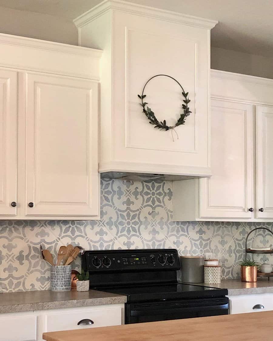 Stencil Kitchen Backsplash Ideas On A Budget Michaela Dodd