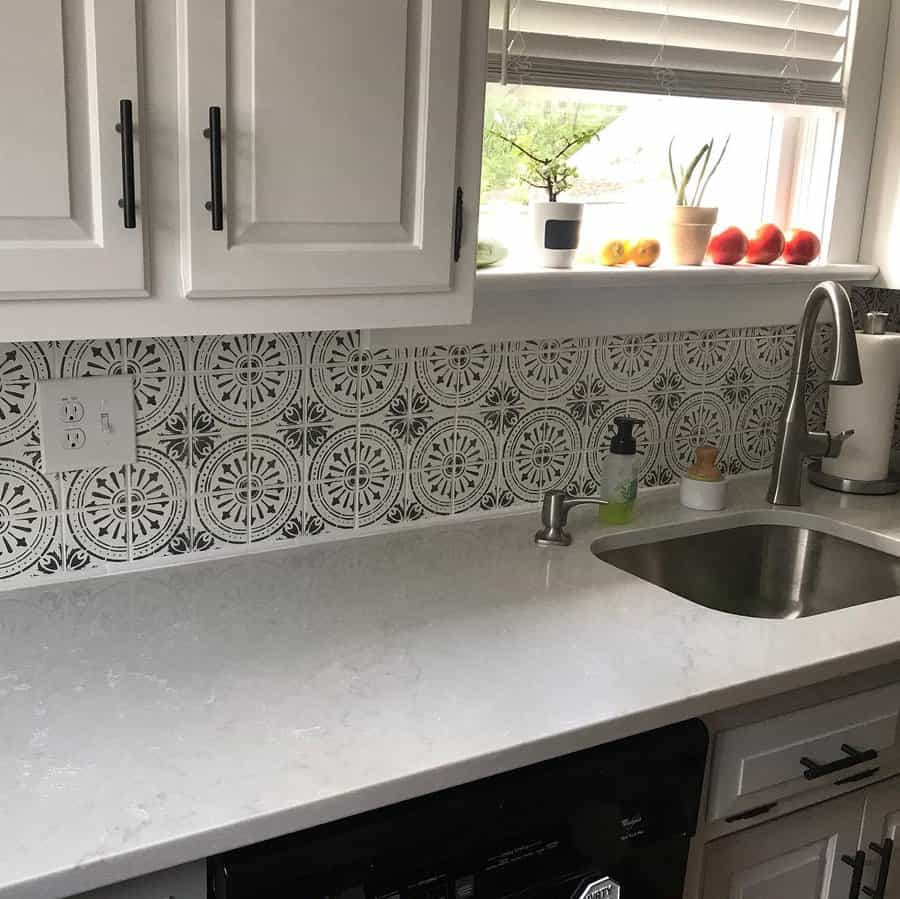 Stencil Kitchen Backsplash Ideas On A Budget Newspindesigns