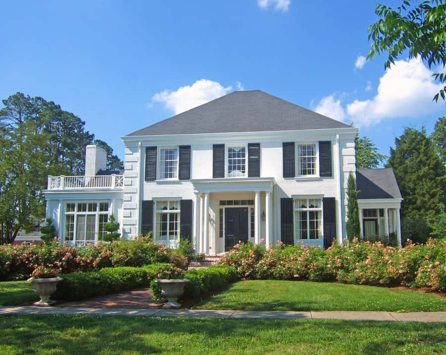 Stone Colonial Houses