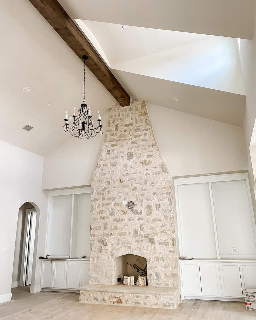 Stone Fireplace Hearth Ideas A Lyttle French Haven