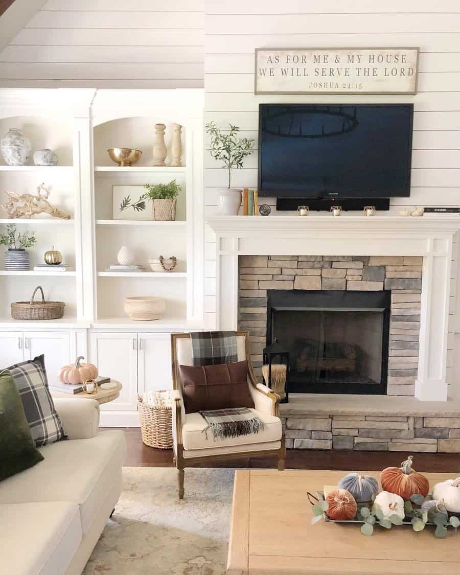 Stone Fireplace Ideas Ourvintagenest