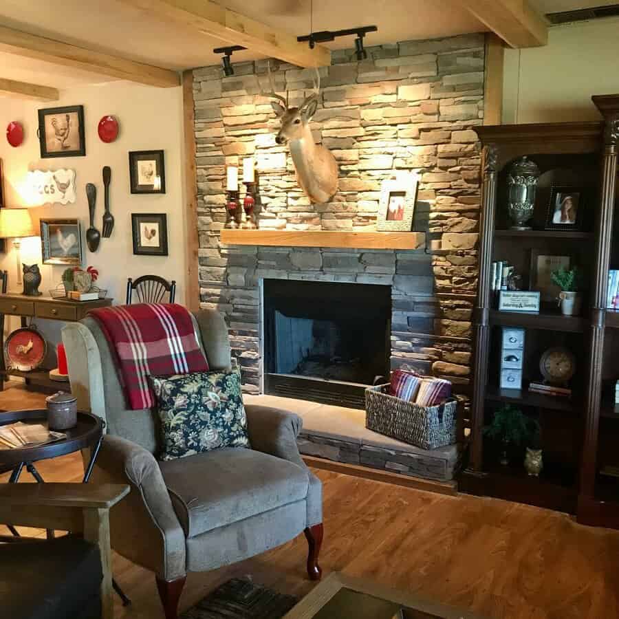 Stone Fireplace Ideas Stonecreekcabin