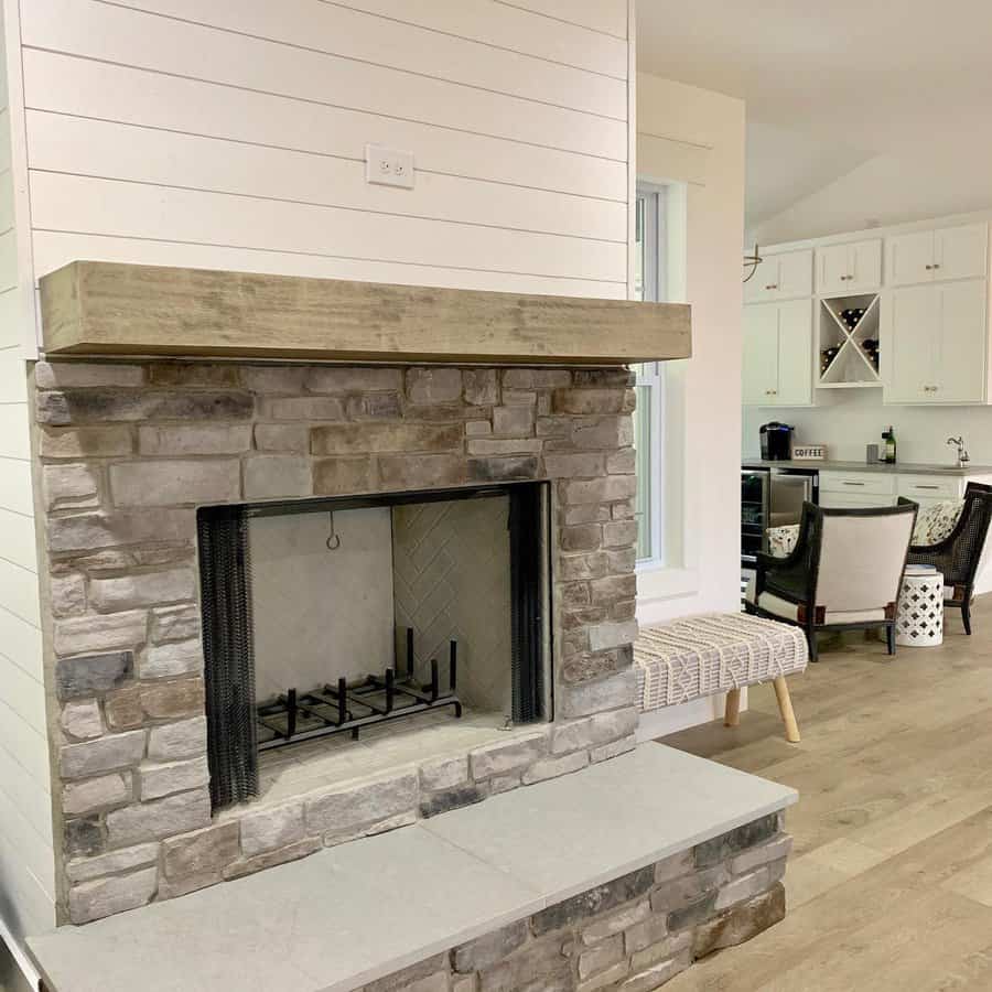 Stone Fireplace Surround Ideas Decor Thehill