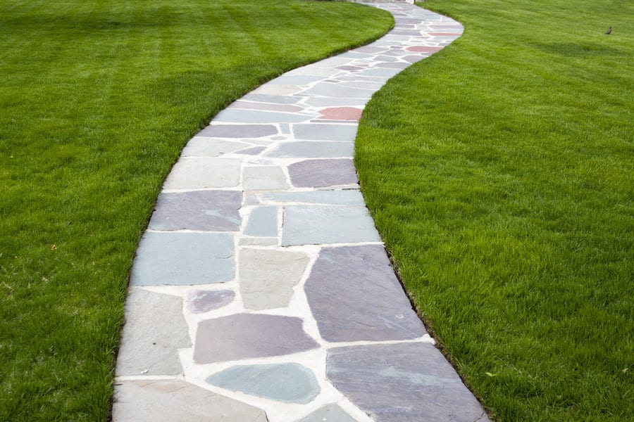 Stone Walkway Garden Path Ideas