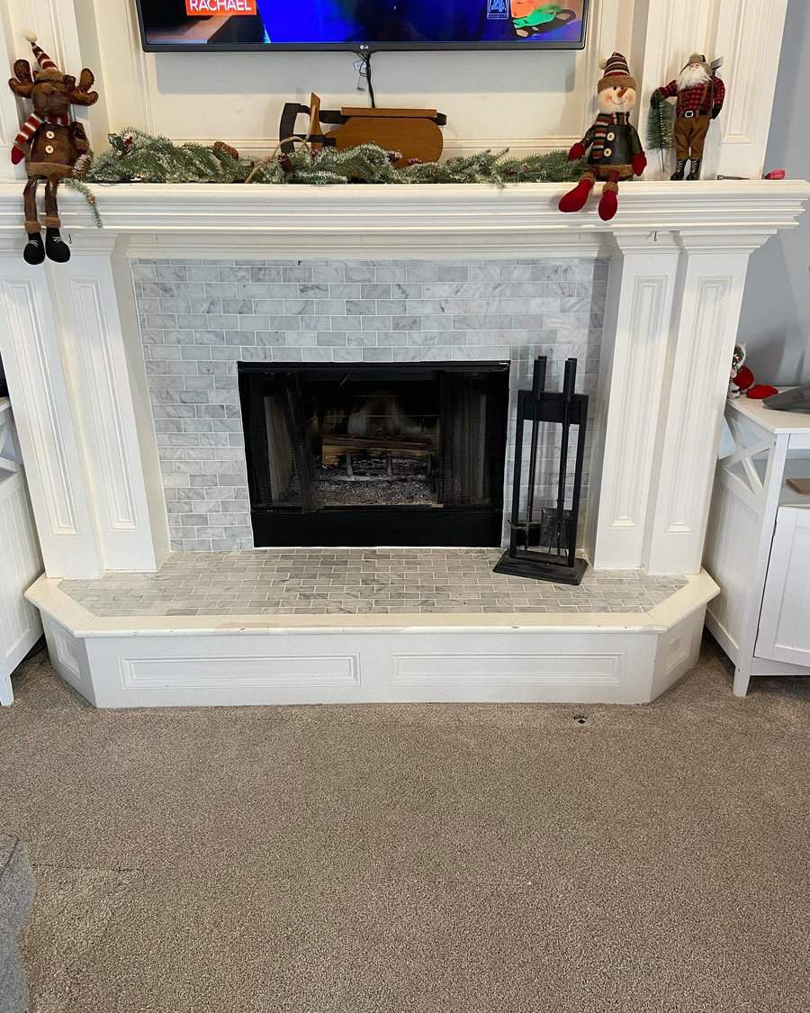 Tile Fireplace Hearth Ideas Jbmartincontracting