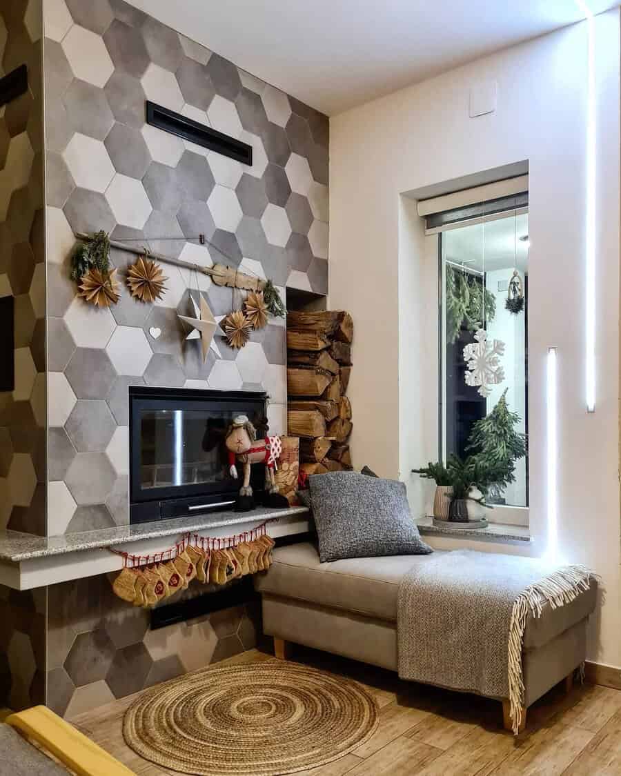 Tile Fireplace Wall Ideas Mama Zmajo