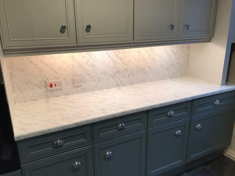 Vinyl Film Kitchen Backsplash Ideas On A Budget Ourcheshirehousebuild