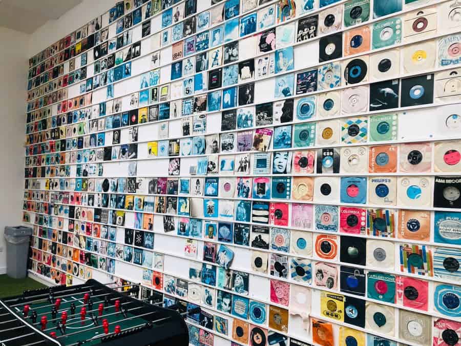 Wall Display Record Storage Ideas