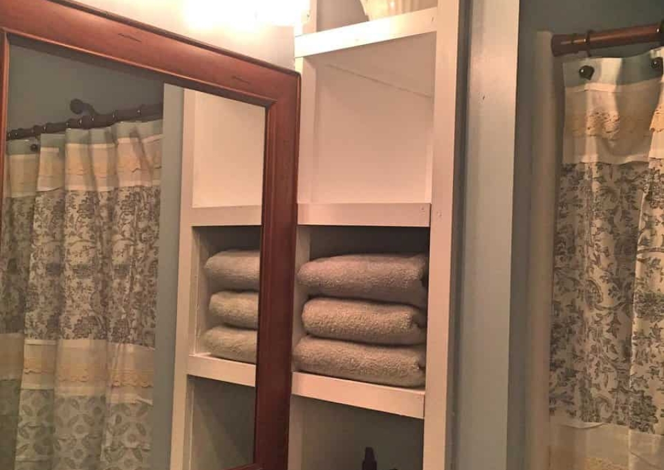 Wall Small Bathroom Storage Ideas Farmhousechichome