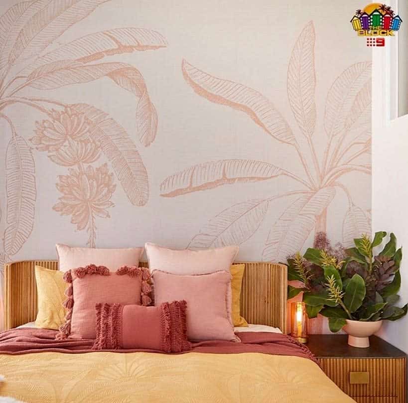Wall Tropical Bedroom Ideas Oranadesigns