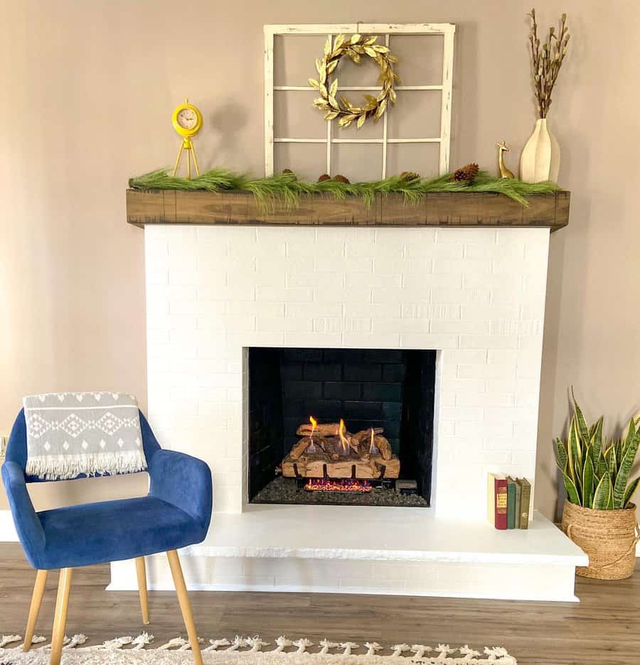 White Fireplace Tile Ideas Ayars Complete