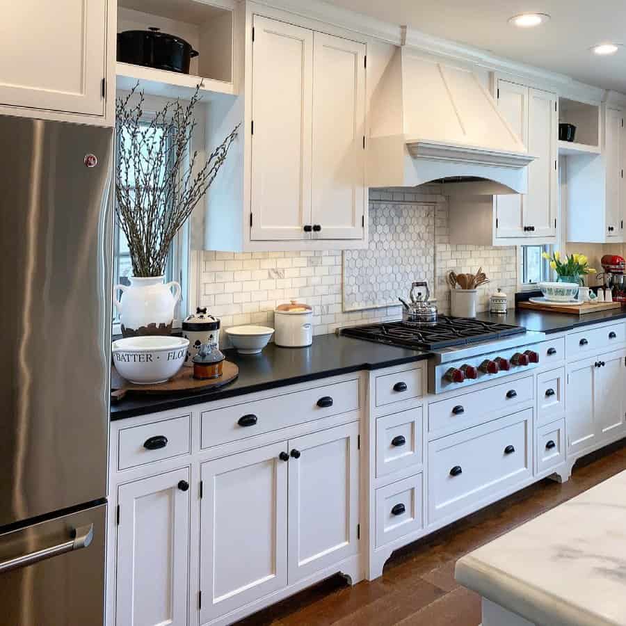 White Painted Kitchen Cabinet Ideas Mycreatedcottage