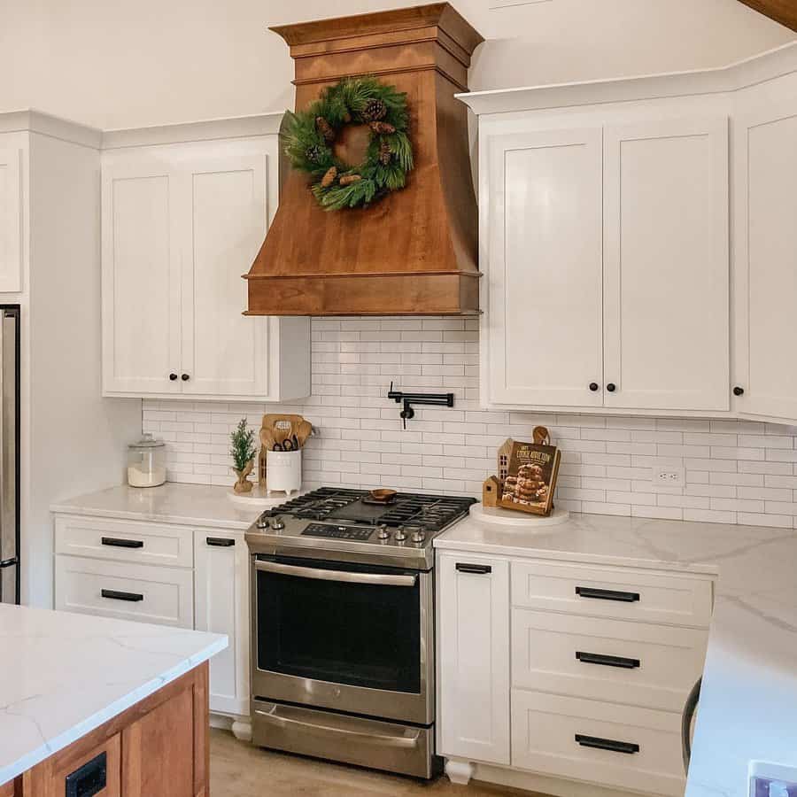 Wood Kitchen Hood Ideas Homesweethartwell