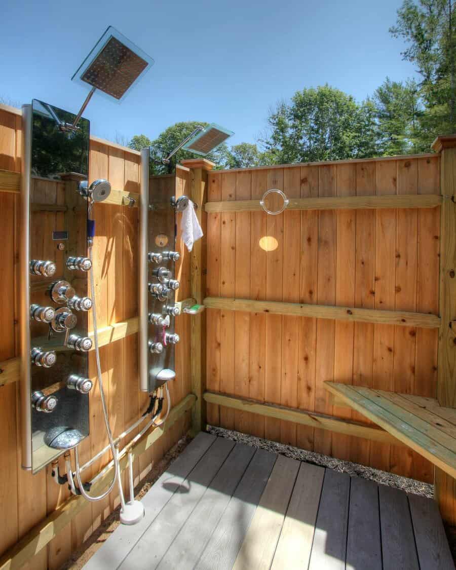 Wood Outdoor Bathroom Ideas Philbrookcc