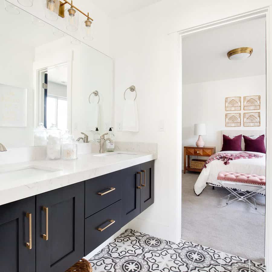 Contemporary Black And White Bathroom Ideas Kamidyerdesign