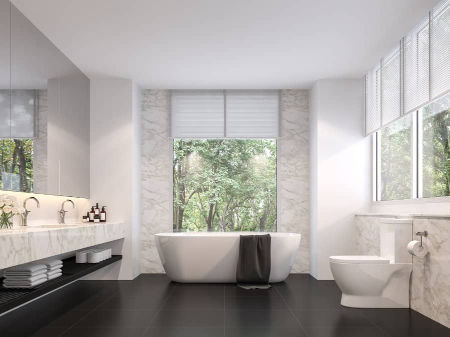 Luxury Black And White Bathroom Ideas