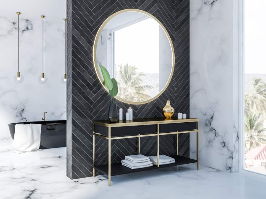 Luxury Black And White Bathroom Ideas