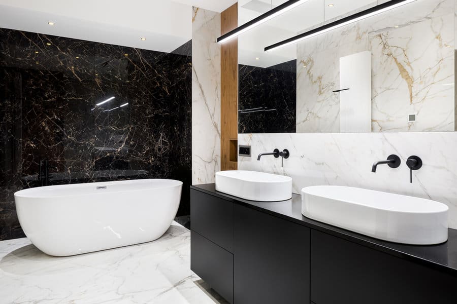 Luxury Black And White Bathroom Ideas