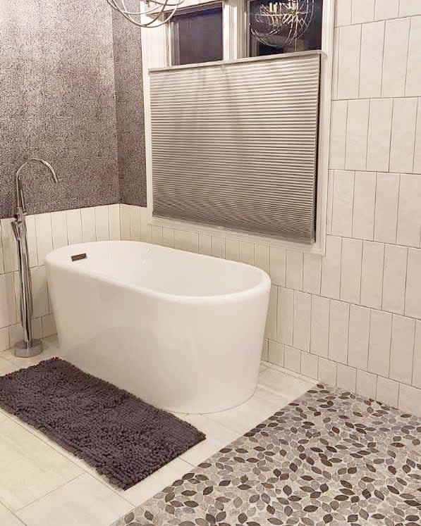 Mosaic Small Bathroom Flooring Ideas Compton Tile