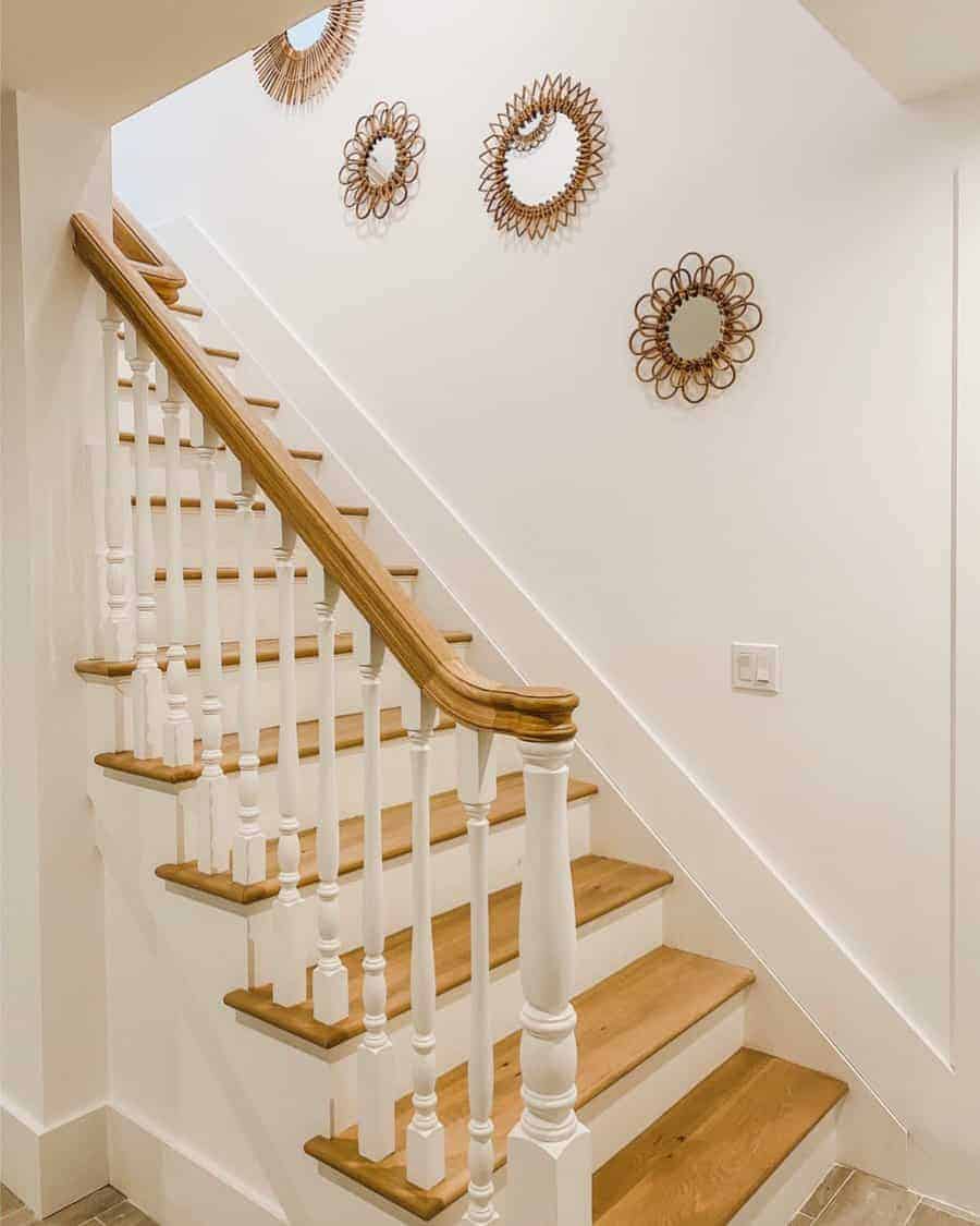 Painted Basement Stair Ideas Willsdesignassociates