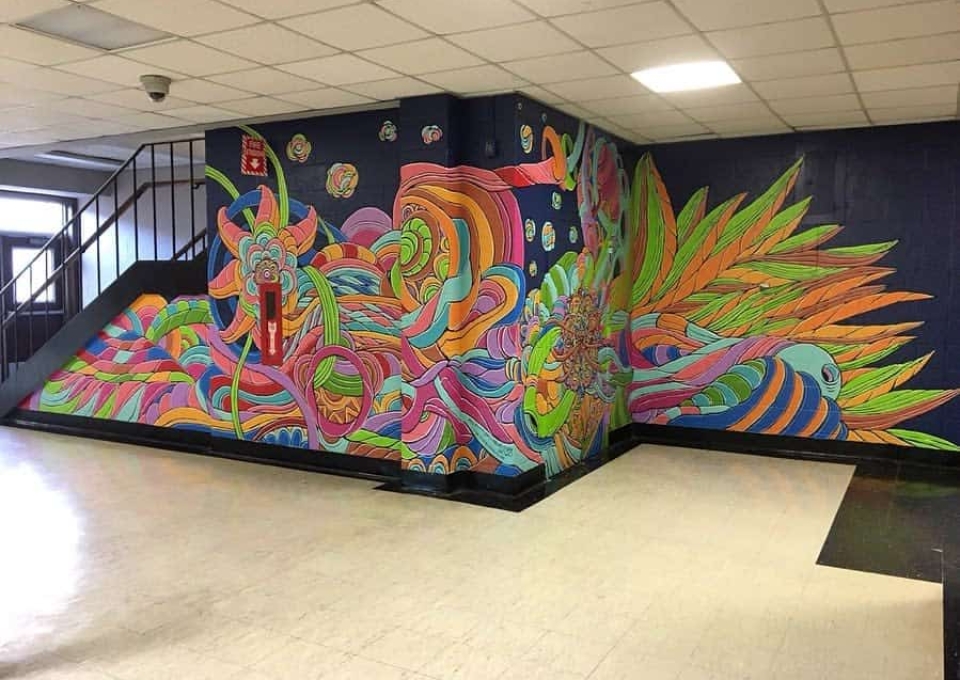 School Wall Mural Ideas Joepimentelart