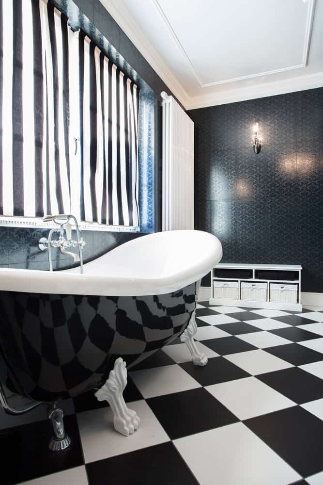 Vintage Black And White Bathroom Ideas