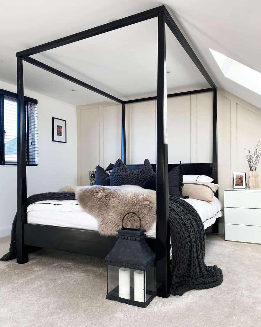 Attic Black And White Bedroom Ideas Tk Hartleyhome