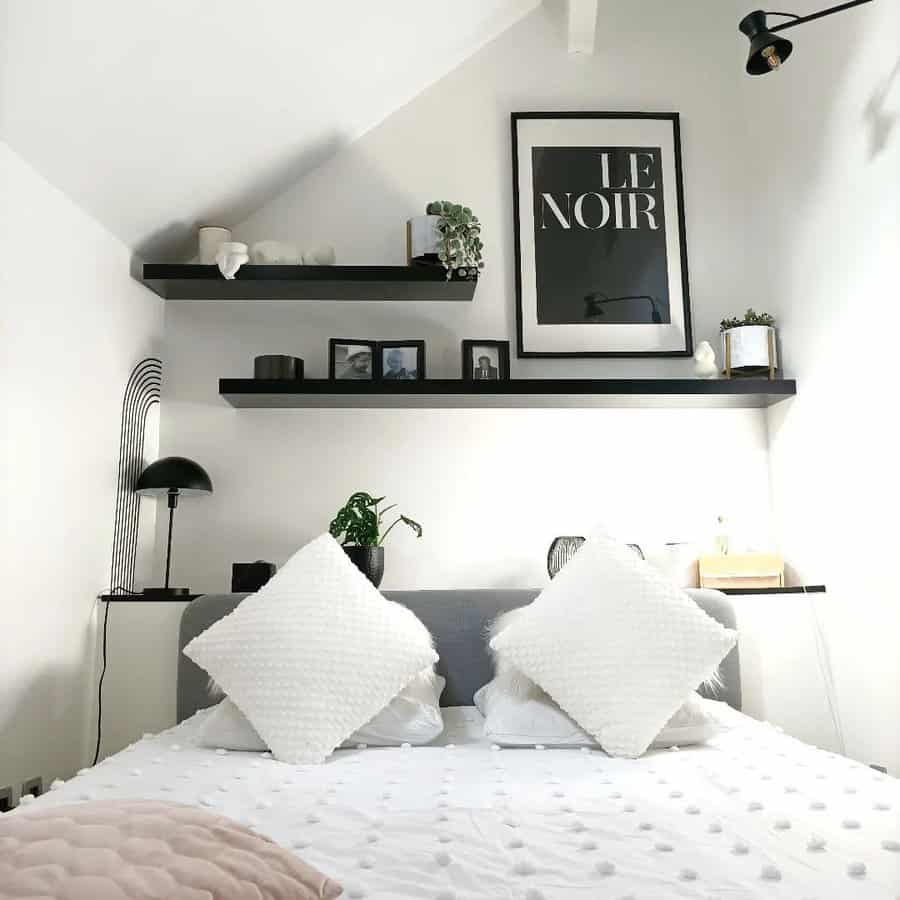 Attic Black And White Bedroom Ideas Interiorby Sarah