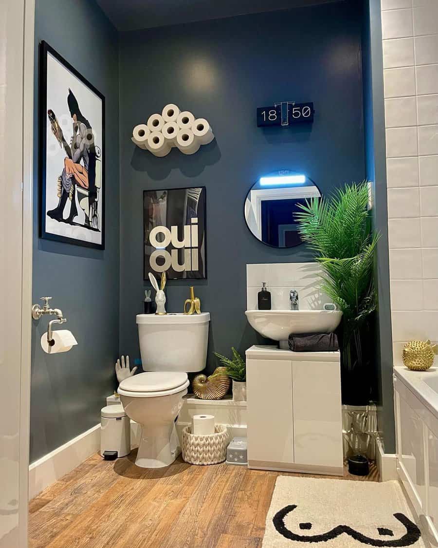 Color Powder Room Ideas Knackeredmavis