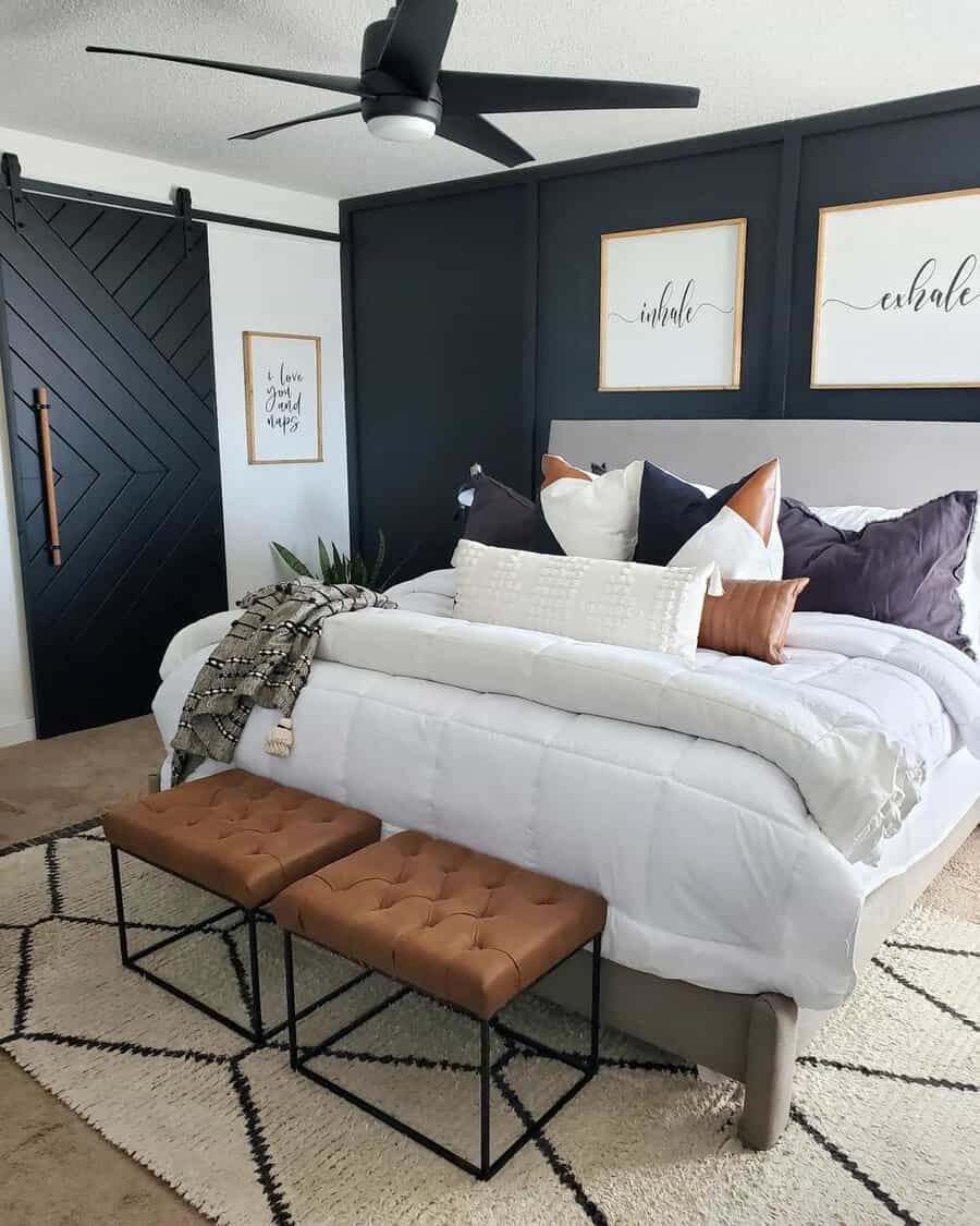 Contemporary Black And White Bedroom Ideas Rusty S