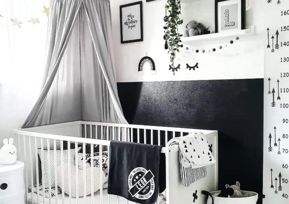 Kids Black And White Bedroom Ideas Sabinas Monochrome Home