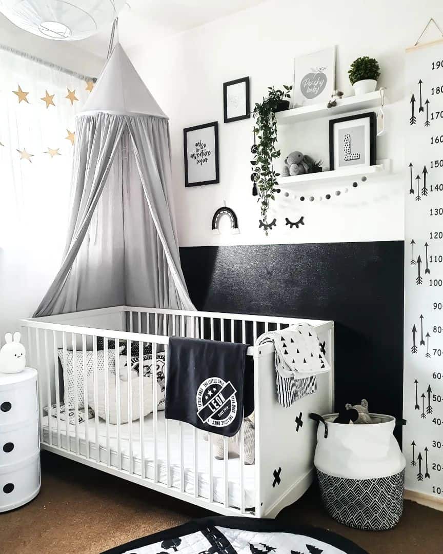 Kids Black And White Bedroom Ideas Sabinas Monochrome Home