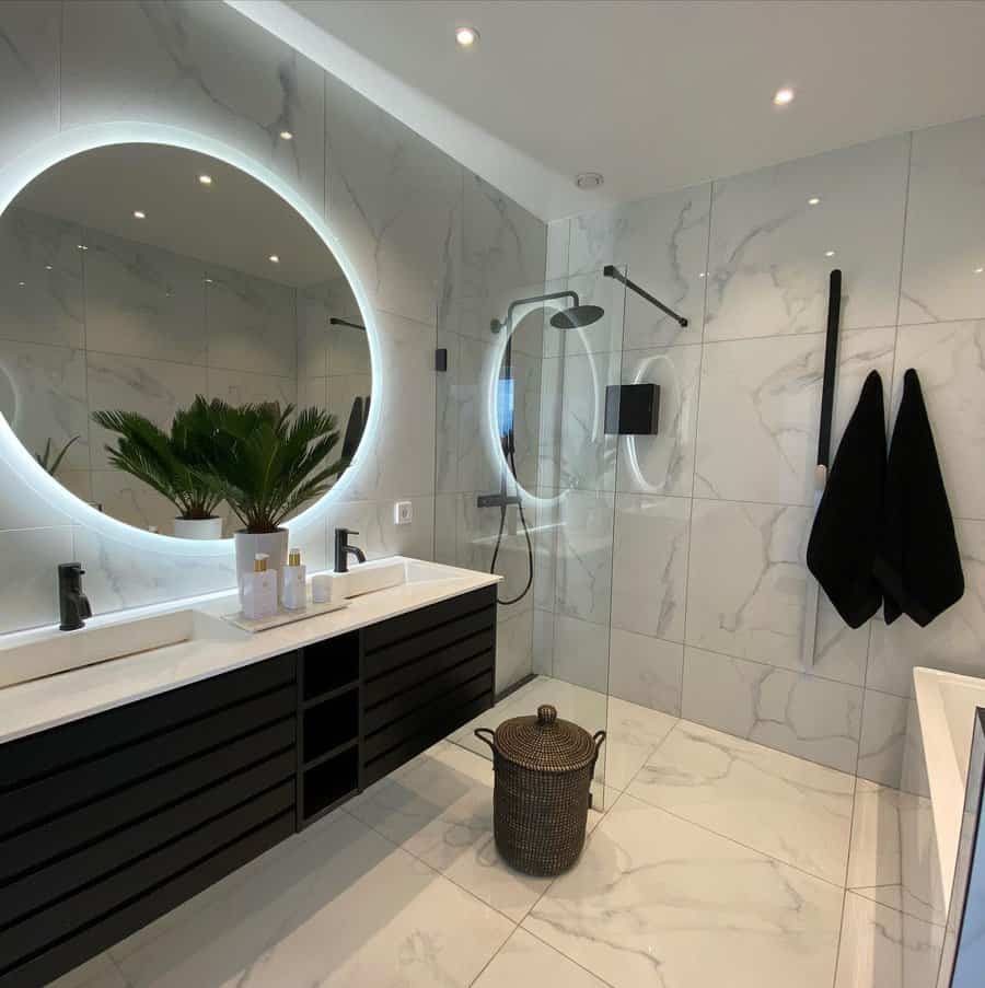 Marble Bathroom Wall Ideas Villa Kvm