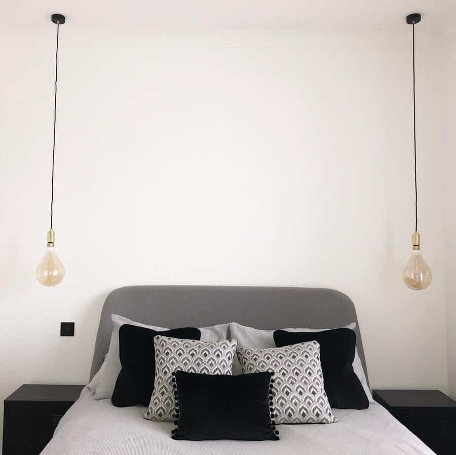 Minimalist Black And White Bedroom Ideas Homestylehanstyle
