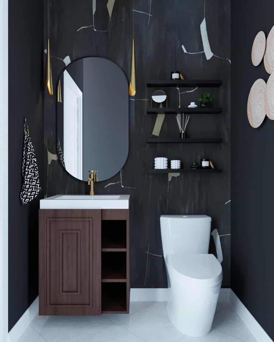 Modern Powder Room Ideas Sheacodesign