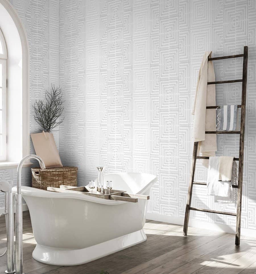 Pattern Bathroom Wall Ideas Innovationsusa