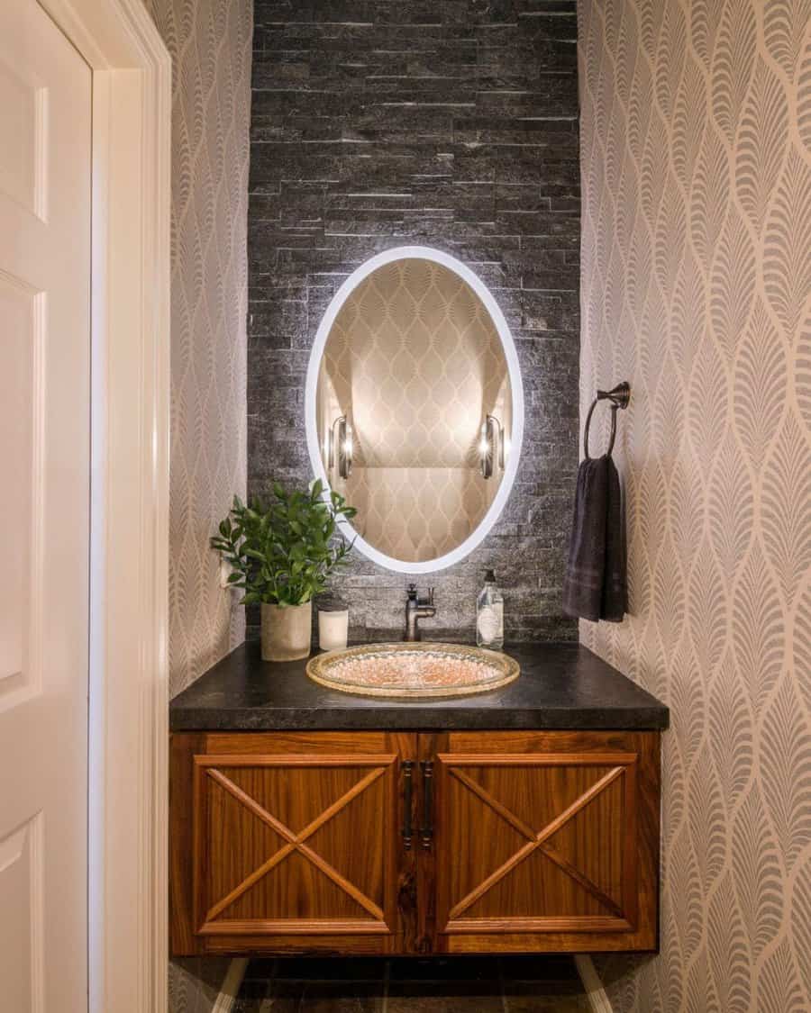 Rustic Powder Room Ideas Erika Barczak