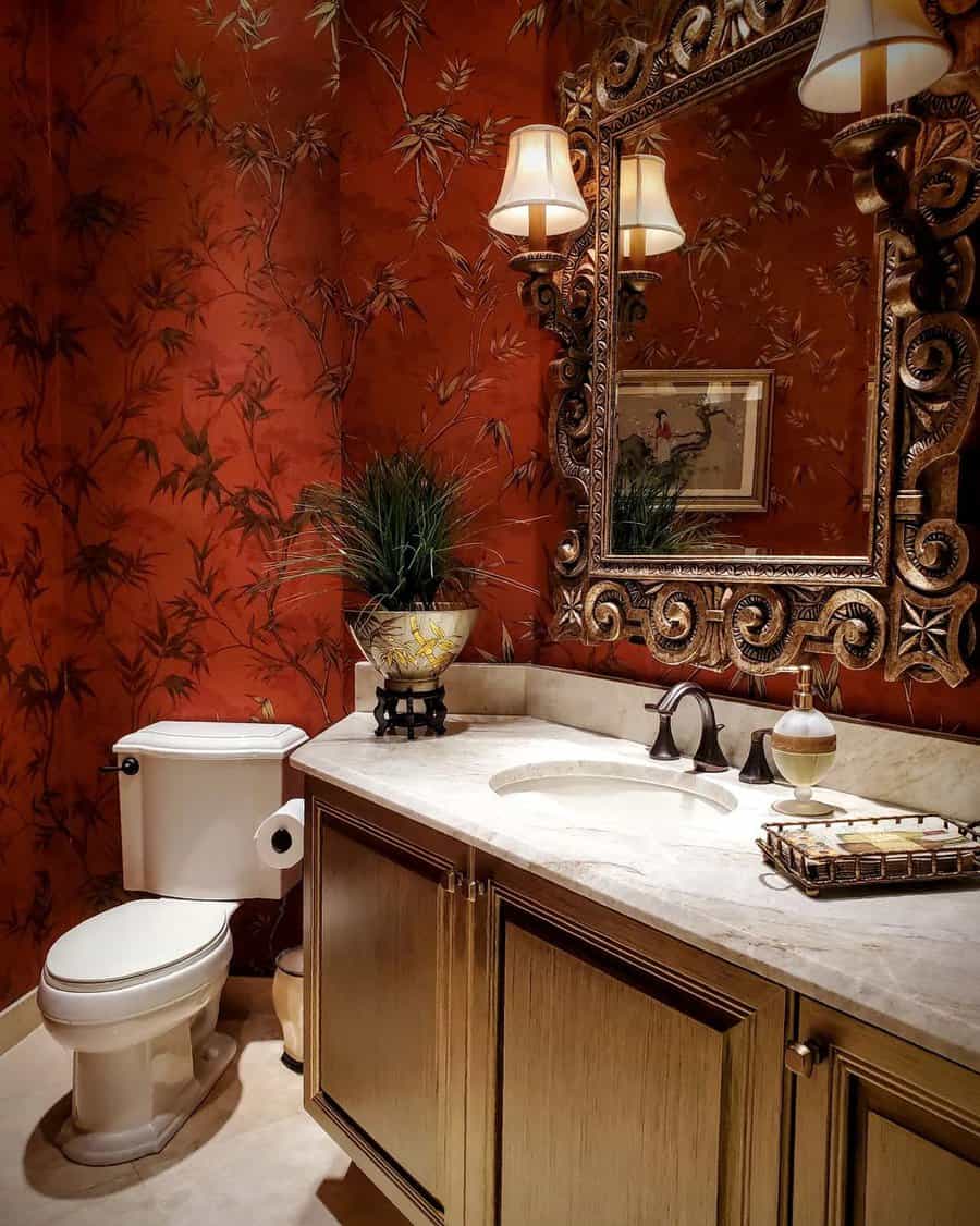 Vintage Powder Room Ideas Claudio Fornaro