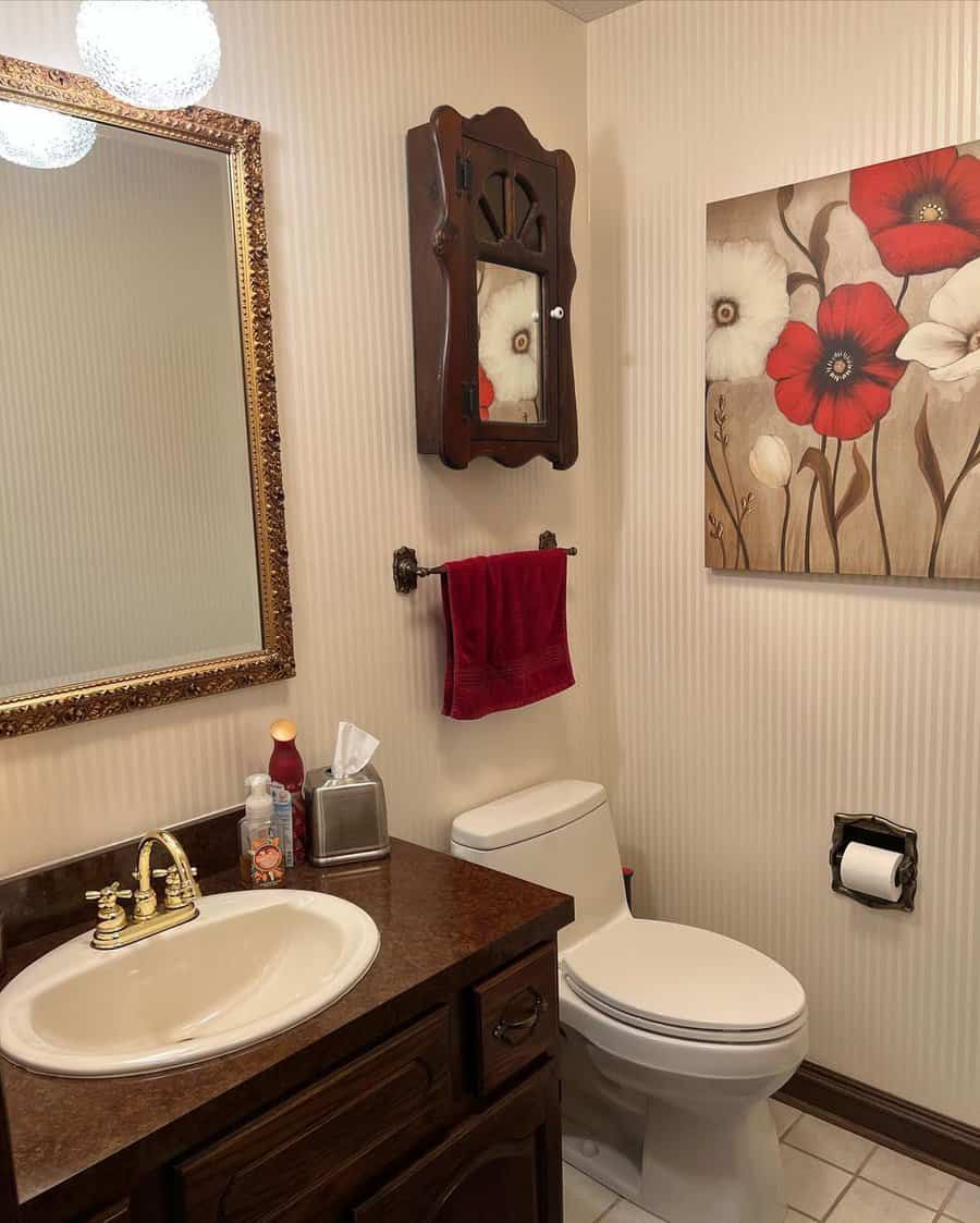 Vintage Powder Room Ideas Wildwood