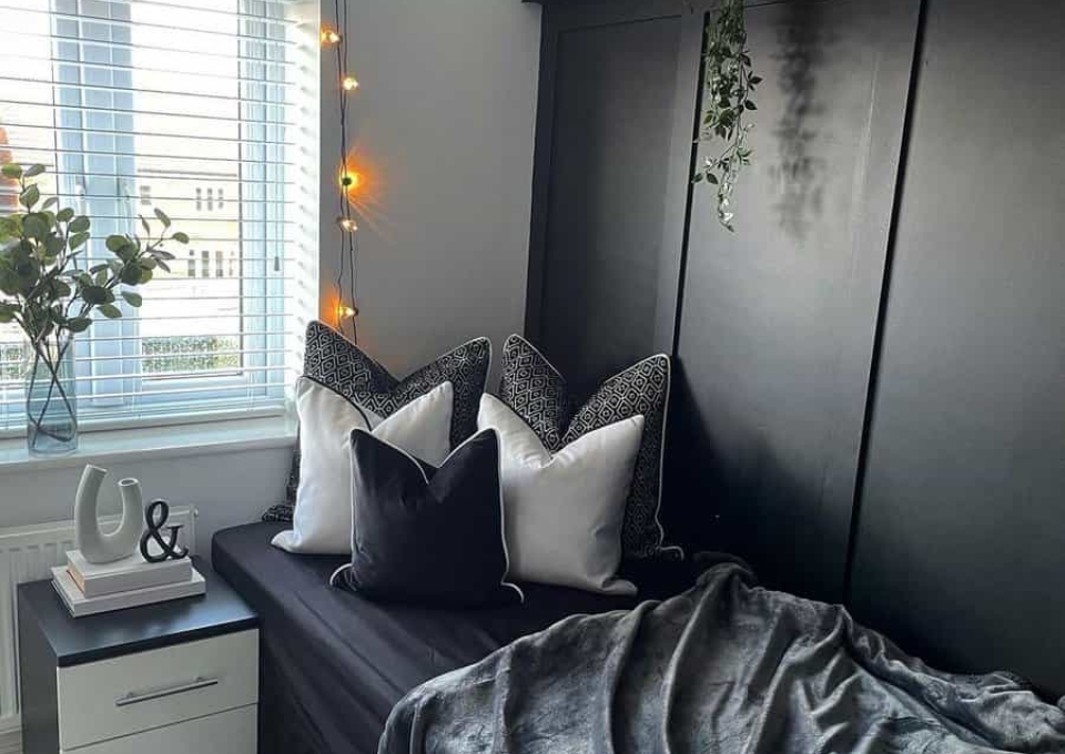 Wall Black And White Bedroom Ideas Oh My Greys Home