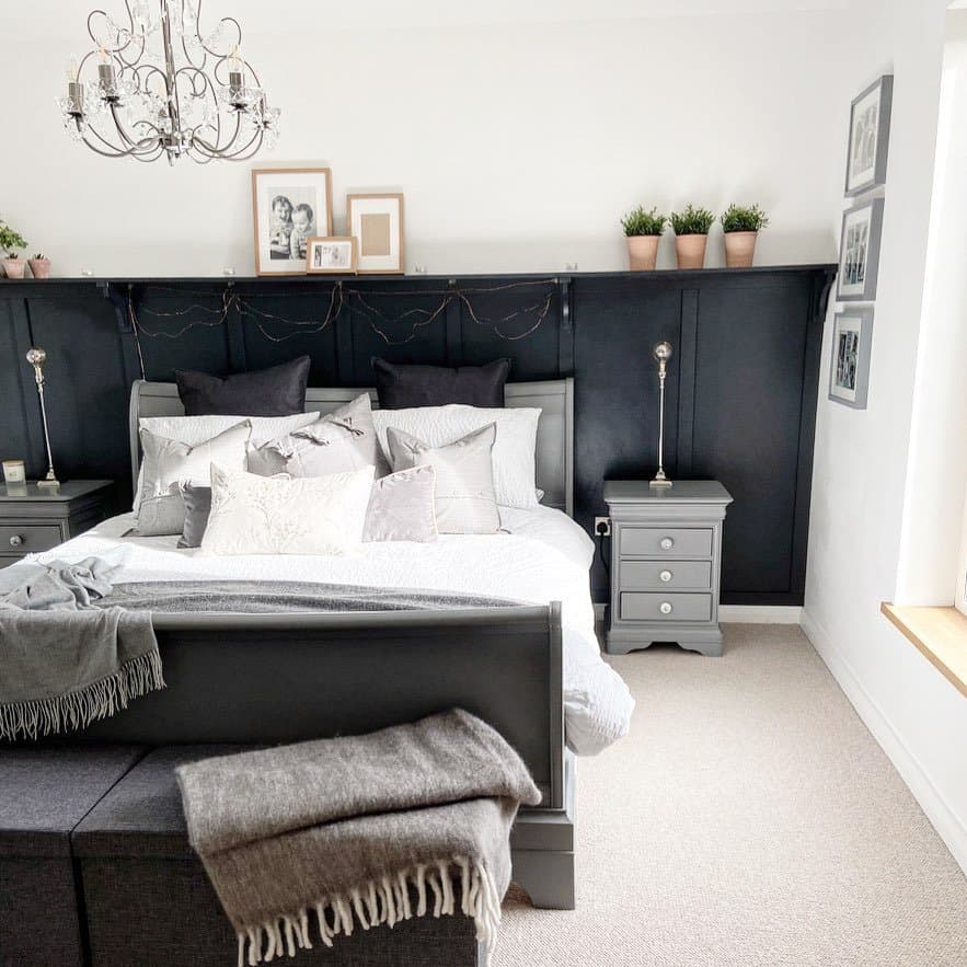 Wall Black And White Bedroom Ideas Hello Mr Pheasant