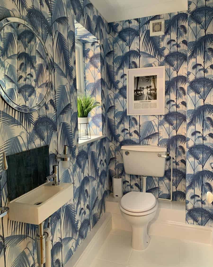 Wallpaper Bathroom Wall Ideas Berkshire Home Revamp