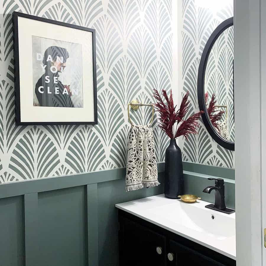 Wallpaper Bathroom Wall Ideas Thirteen Design