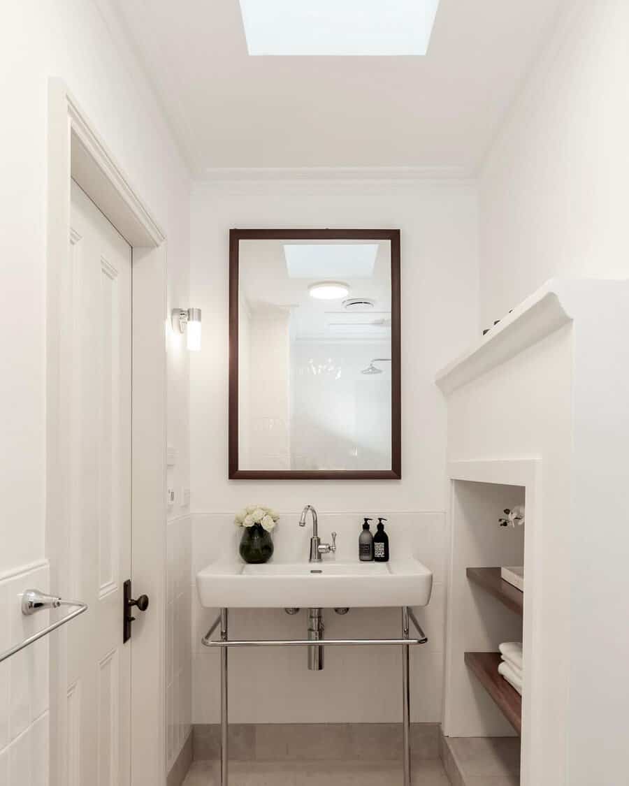 White Powder Room Ideas Buildaware Au