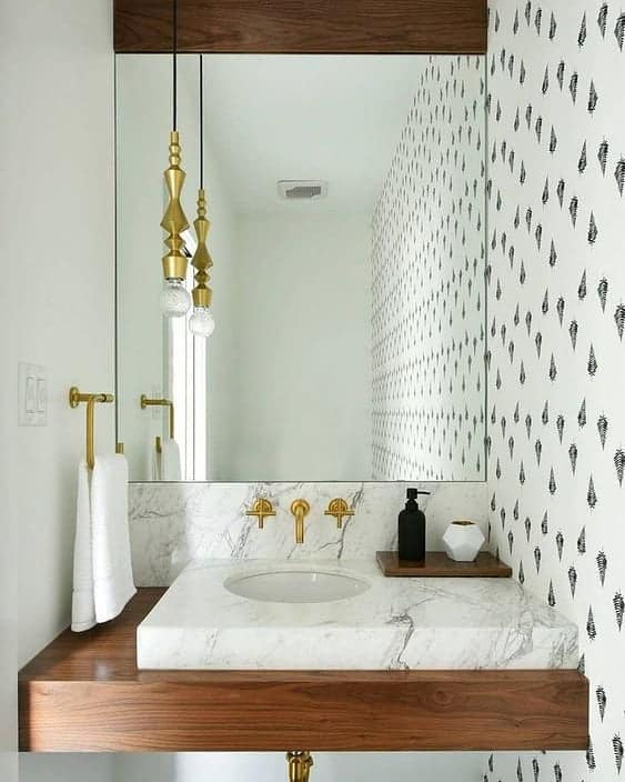 White Powder Room Ideas Mcmdesignllc