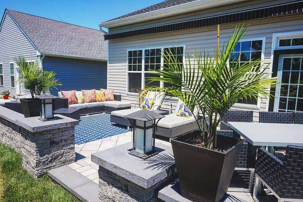 Paved Patio Small Backyard Patio Ideas Creativedesignandmaintenance